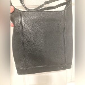 The Sak Black Pebbled Leather Crossbody